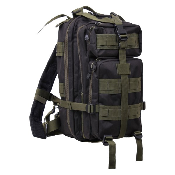 Rothco® - Transport™ 17" x 10" x 9" Black Tactical Backpack