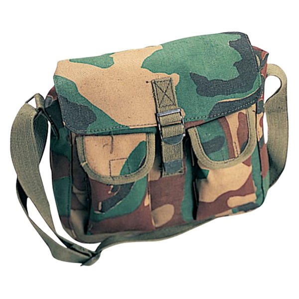 Rothco® - 10" x 8" x 3.5" Woodland Camo Ammo Tactical Shoulder Bag