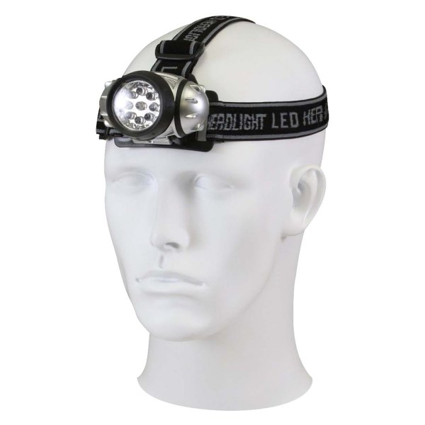Rothco® - 8,4 lm 9-LED Silver Headlamp