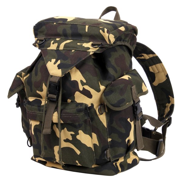 Rothco® - 19" x 13" x 8" Woodland Camo Tactical Backpack