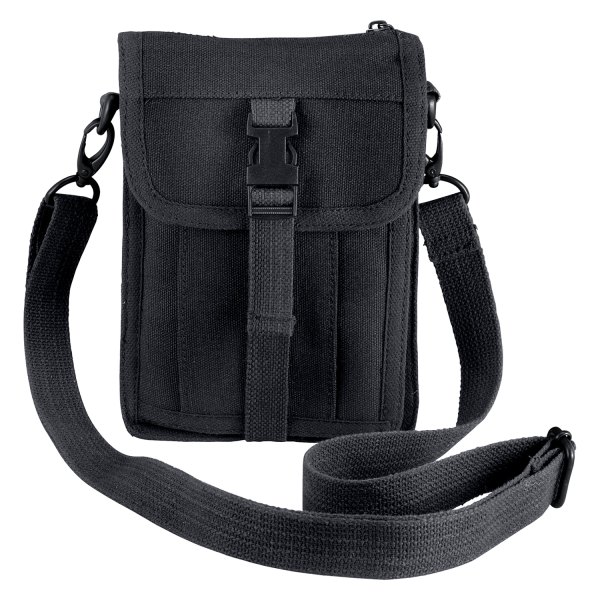 Rothco® - 8.5" x 6.25" x 2" Black Portfolio Tactical Shoulder Bag