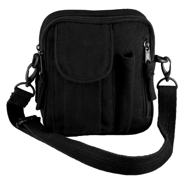 Rothco® - 6.5" x 6" x 2.25" Black Organizer Tactical Shoulder Bag