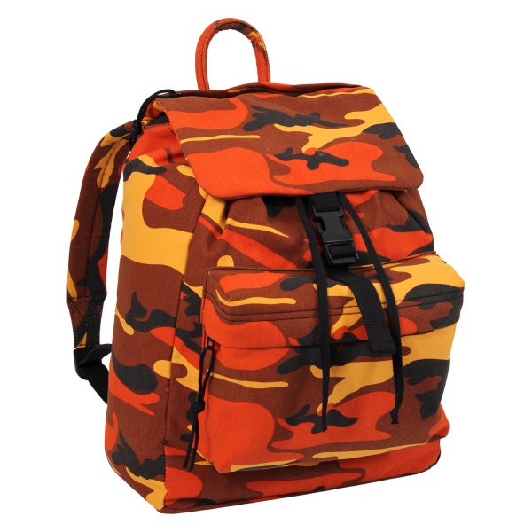 Rothco® - 17" x 12" 10" Savage Orange Camo Tactical Backpack
