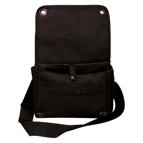 Rothco® - 10" x 11" x 5" Black Venturer Survivor Tactical Shoulder Bag