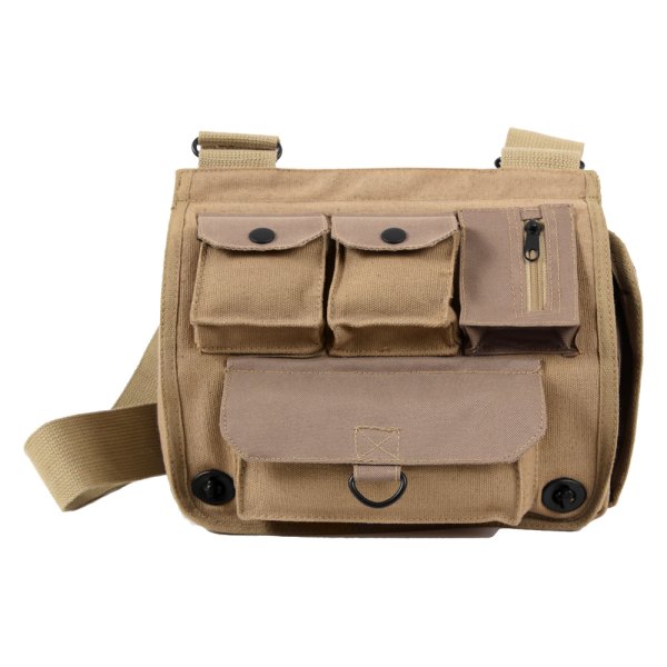 Rothco® - 10" x 11" x 5" Khaki Venturer Survivor Tactical Shoulder Bag