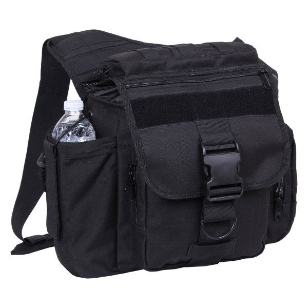 Rothco® - 10" x 4" x 10.5" Black XL Advanced Tactical Shoulder Bag