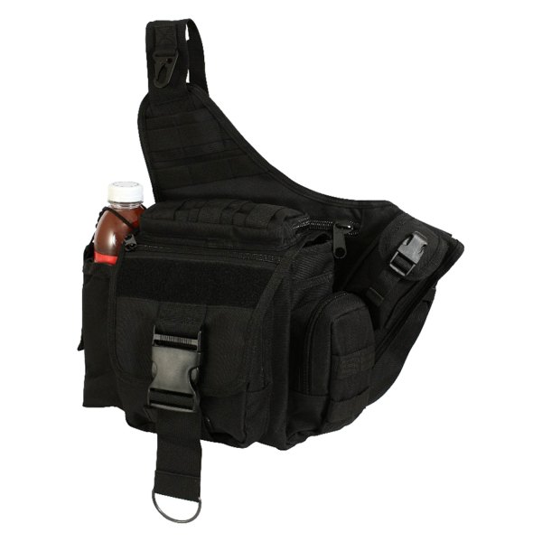 Rothco® - 8" x 4" x 8.5" Black Advanced Tactical Shoulder Bag