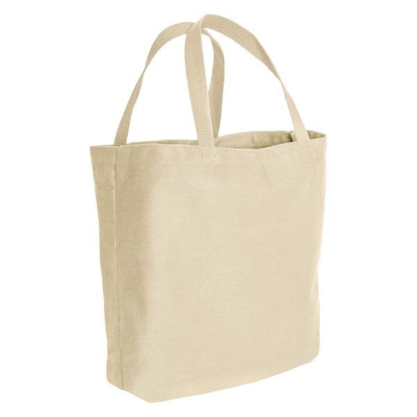 Rothco® - 18" x 15" x 5" Natural Cotton/Canvas Shopping Tote Bag