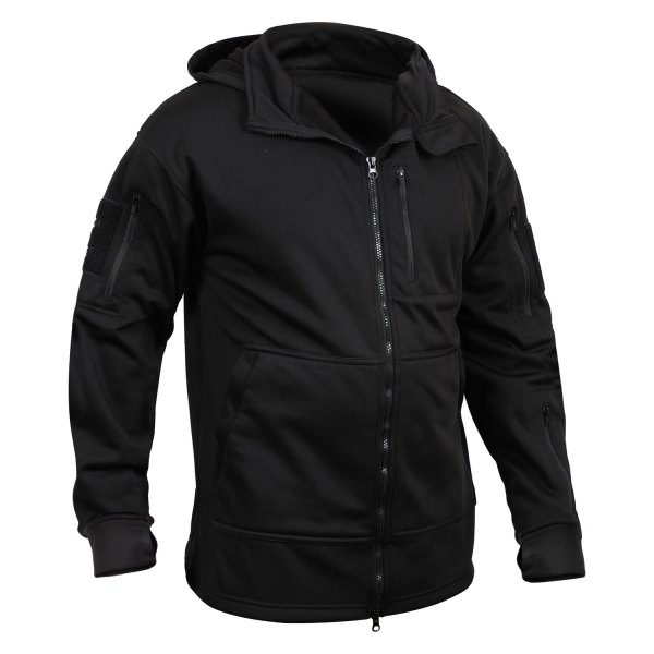 Rothco® - Tactical Men's 3X-Large Black Hoodie with Full Zip