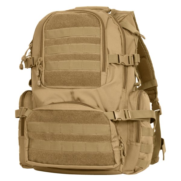 Rothco® - Multi-Chamber MOLLE™ 20" x 16" x 10.5" Coyote Brown Tactical Backpack