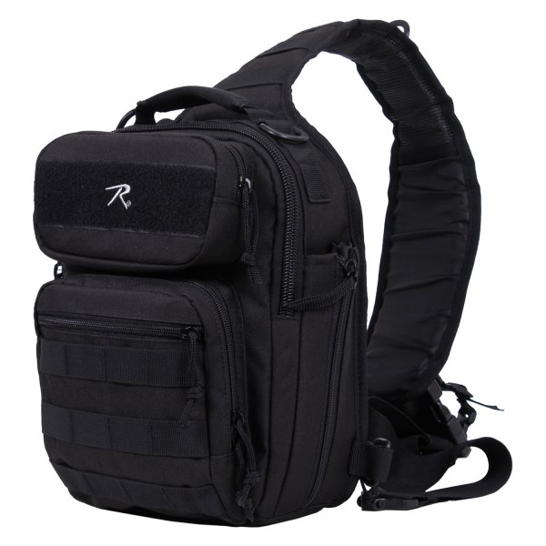 Rothco® - 9" x 3.5" x 12" Black Tactical Sling Bag