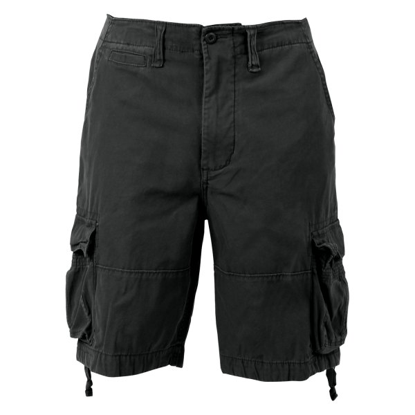 Rothco® - Men's Vintage Infantry Large Black Utility Shorts