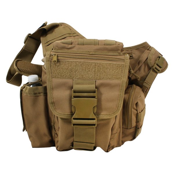 Rothco® - 8" x 4" x 8.5" Coyote Brown Advanced Tactical Shoulder Bag