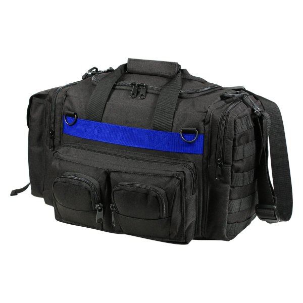 Rothco® - 15" x 10" x 12" Black Concealed Carry Tactical Bag with Thin Blue Line