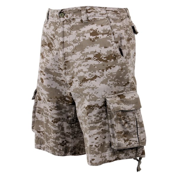 Rothco® - Vintage Men's Large Desert Digital Camo Infantry Utility Shorts