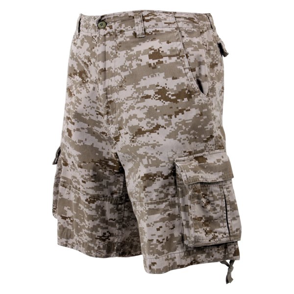 Rothco® - Vintage Men's Small Desert Digital Camo Infantry Utility Shorts