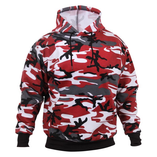 Rothco® - Men's Large Red Camo Pullover Hoodie