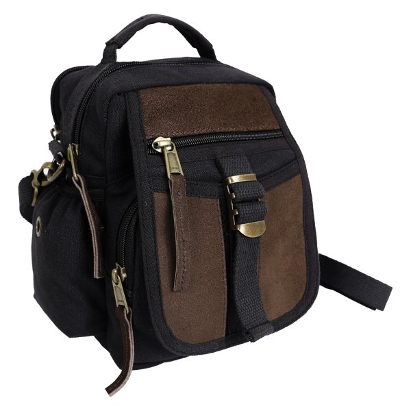 Rothco® - 8.25" x 6" x 7" Black Tactical Shoulder Bag