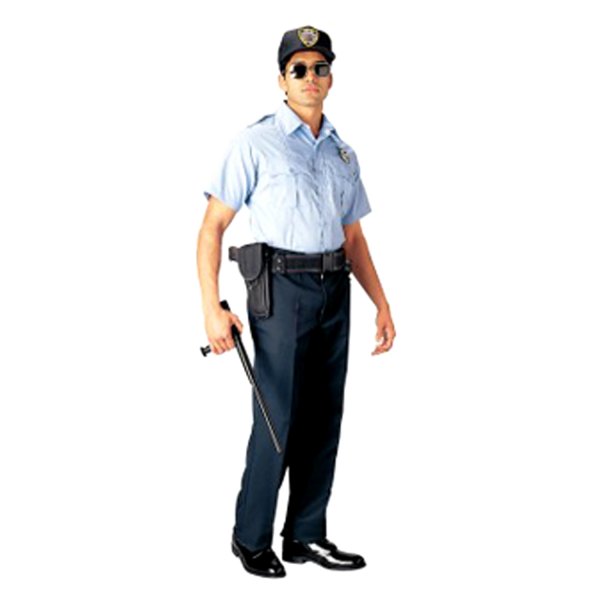 Rothco® - Law Enforcement and Security Professionals Uniform Men's Medium Light Blue Short Sleeve Shirt
