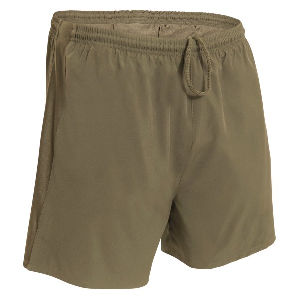 Rothco® - Men's Physical Training Large Coyote Brown Athletic Shorts