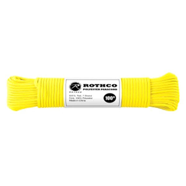 Rothco® - 100' Safety Yellow Polyester Paracord