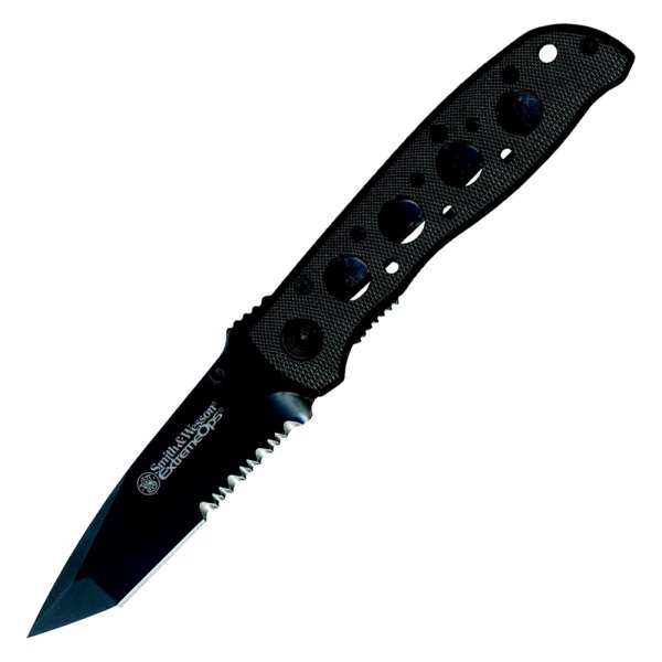 Rothco® - Smith & Wesson™ Extreme Ops 3.25" Tanto Serrated Folding Knife