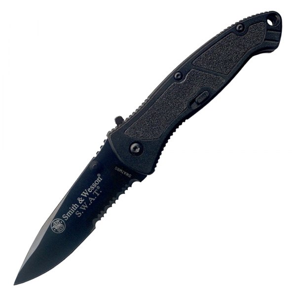 Rothco® - Smith & Wesson™ SWAT 3.25" Clip Point Serrated Automatic Knife
