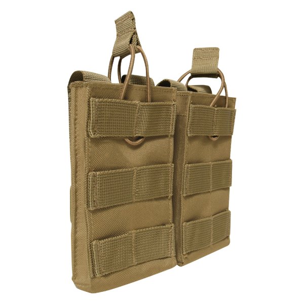 Rothco® - Coyote Brown MOLLE Open Top Double Mag Pouch