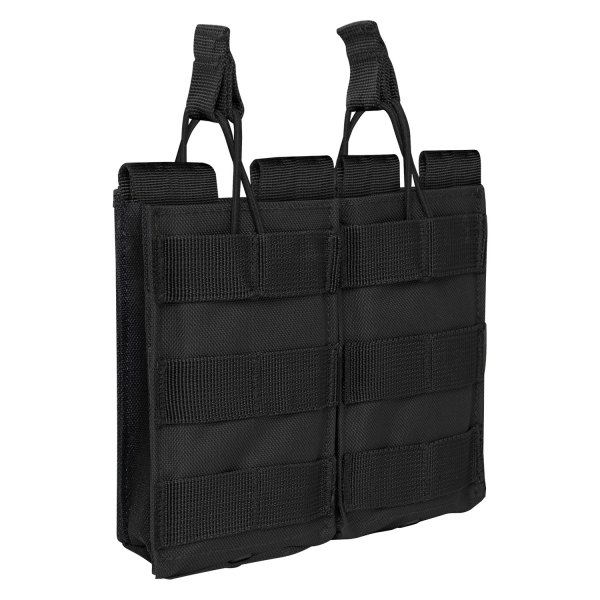 Rothco® - Black MOLLE Open Top Double Mag Pouch