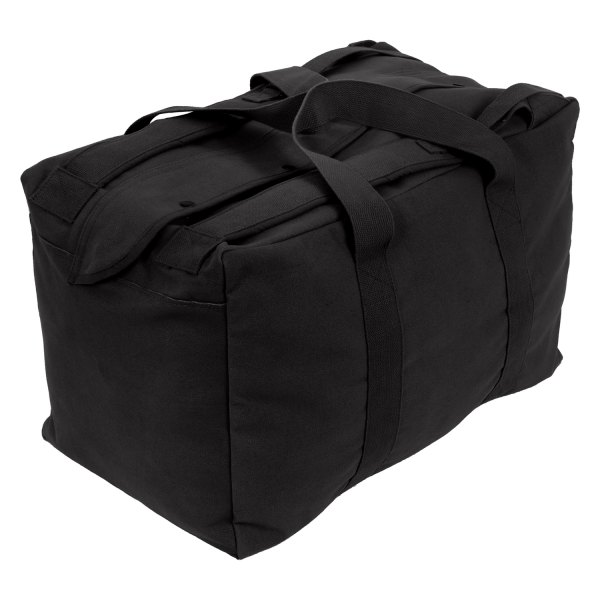 Rothco® - 24" x 15" x 13" Black Tactical Canvas Cargo Bag