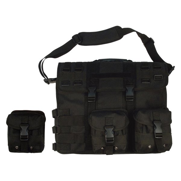 Rothco® - 17.5" x 12.75" x 6" Black MOLLE Tactical Shoulder Briefcase