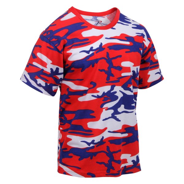 Rothco® - Men's X-Large Red/White/Blue Camo T-Shirt