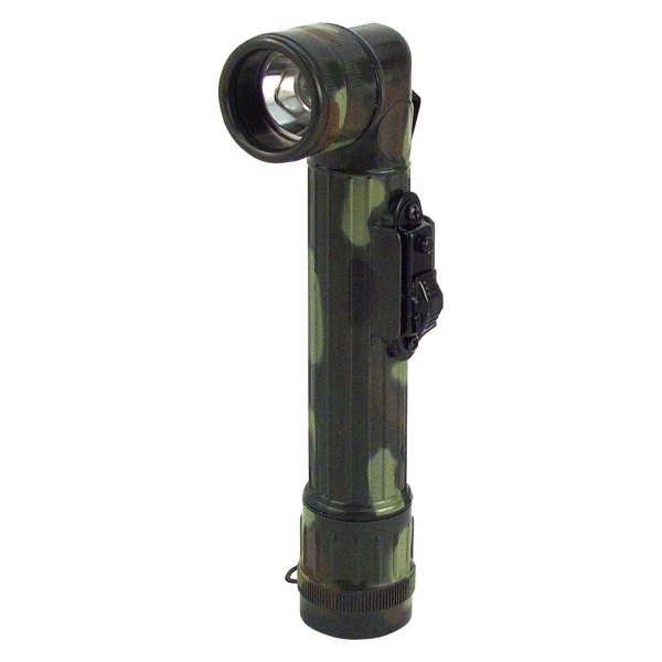 Rothco® - Army Style Woodland Camo Mini Anglehead Flashlight