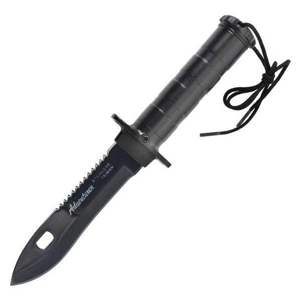 Rothco® - Adventurer Black Survival Kit Knife
