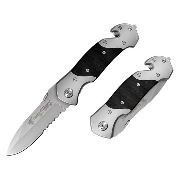 Rothco® - Smith & Wesson™ 1st Response 3.3" Drop Point Serrated Folding Knife