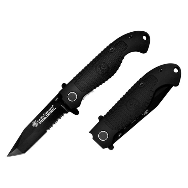 Rothco® - Smith & Wesson™ Special Tactical 3.5" Tanto Serrated Folding Knife