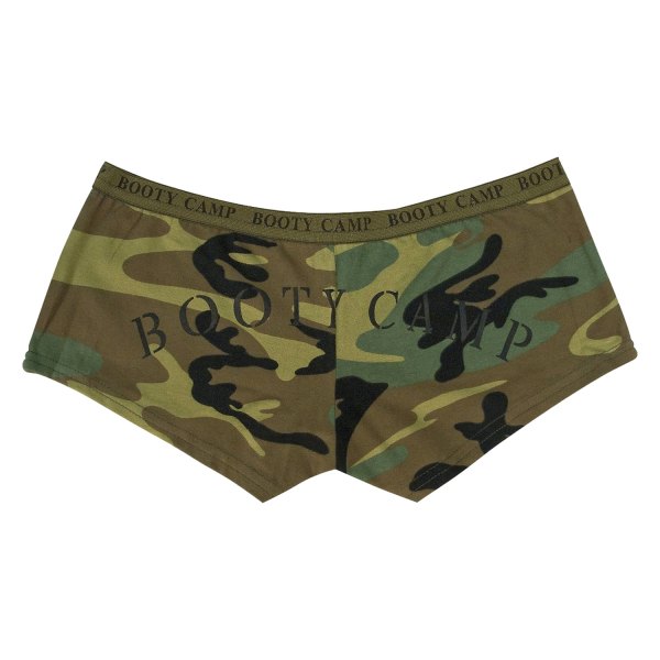 Rothco® - Booty Camp Women's XX-Large Woodland Camo Booty Shorts