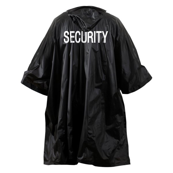 Rothco® - Security Waterproof Black Poncho