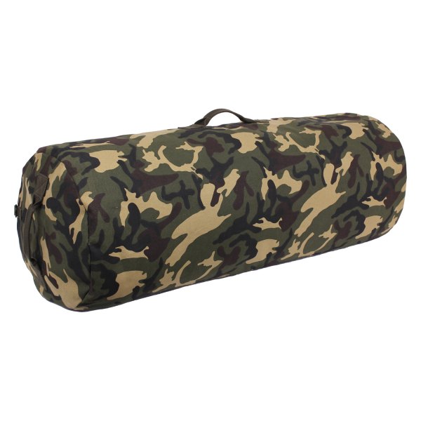 Rothco® - 25" x 42" Woodland Camo Tactical Bag with Side Zipper