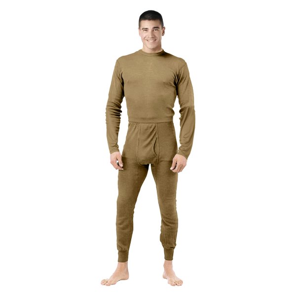 Rothco® - Gen III Men's X-Small AR 670-1 Coyote Brown Silk Weight Bottoms
