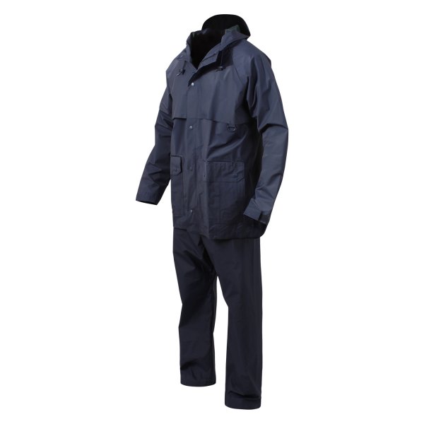 Rothco® - XX-Large Navy Blue Microlite PVC Rain Suit