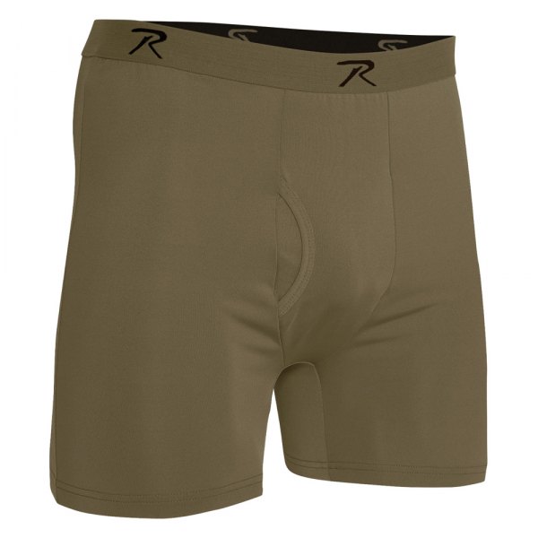 Rothco® - Men's Performance Small Coyote Brown Boxer Briefs