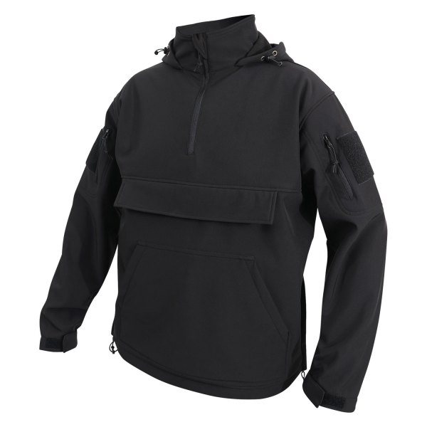Rothco® - Men's Small Black Soft Shell Concealed Carry Anorak