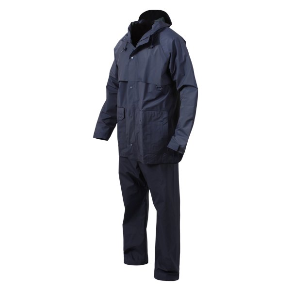 Rothco® - 4X-Large Navy Blue Microlite PVC Rain Suit