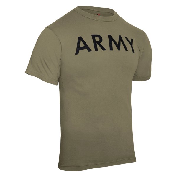 Rothco® - ARMY Men's Small AR 670-1 Coyote Brown Physical Training T-Shirt