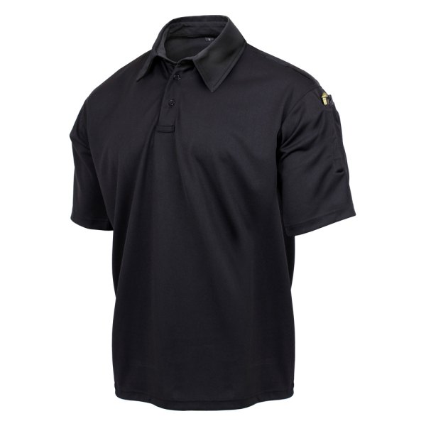Rothco® - Men's Tactical Performance 5X-Large Black Polo Shirt
