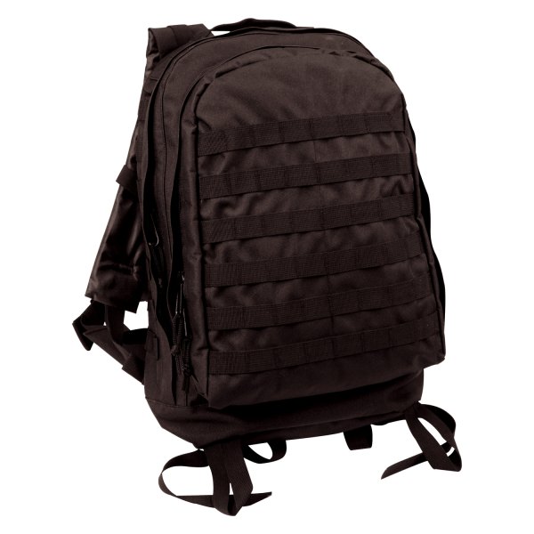 Rothco® - MOLLE II™ 20" x 16.5" x 14.5" Black 3-Day Tactical Backpack