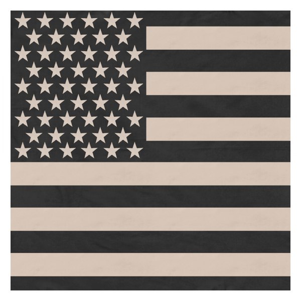Rothco® - Subdued US Flag Black/Khaki Bandana