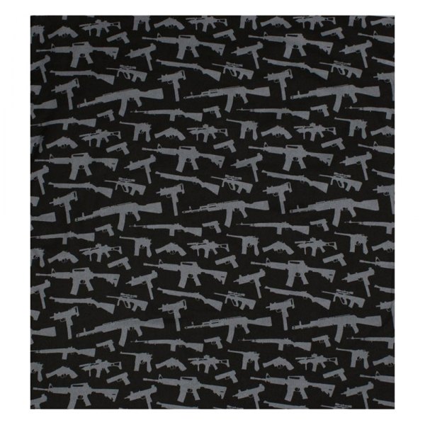 Rothco® - Gun Pattern Black Bandana