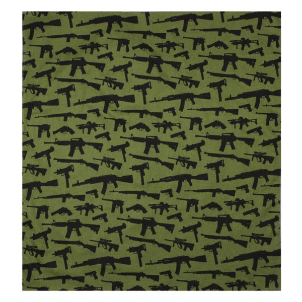 Rothco® - Gun Pattern Olive Drab Bandana